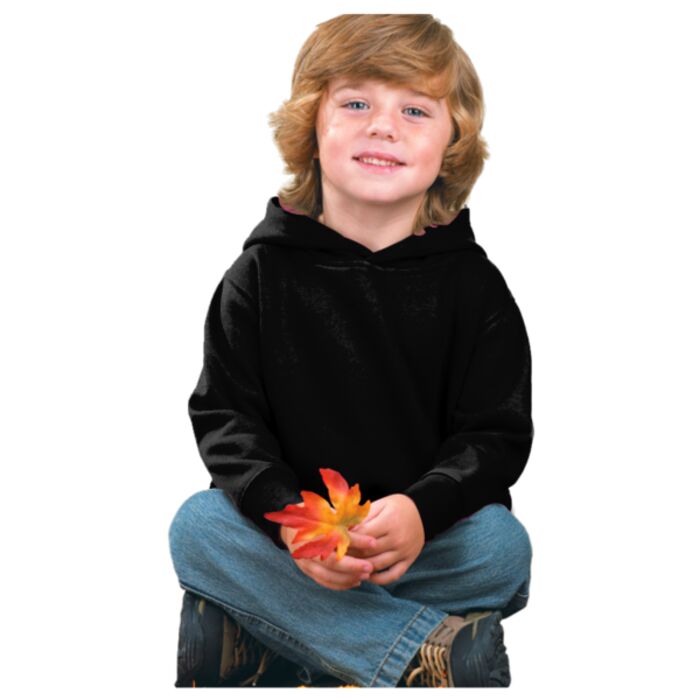 Toddler Hooded Pullover Fleece with Pockets Thumbnail