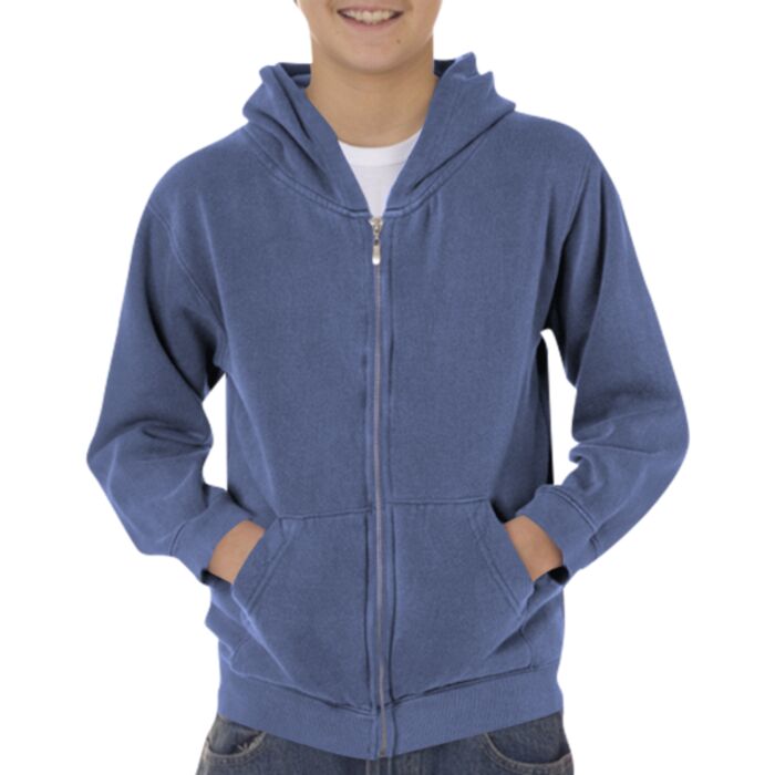 Comfort Colors Youth Full-Zip Hooded Sweatshirt Thumbnail