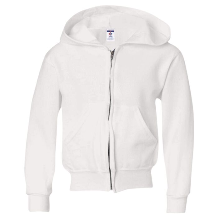 Youth NuBlend&reg; Full-Zip Hooded Sweatshirt Thumbnail