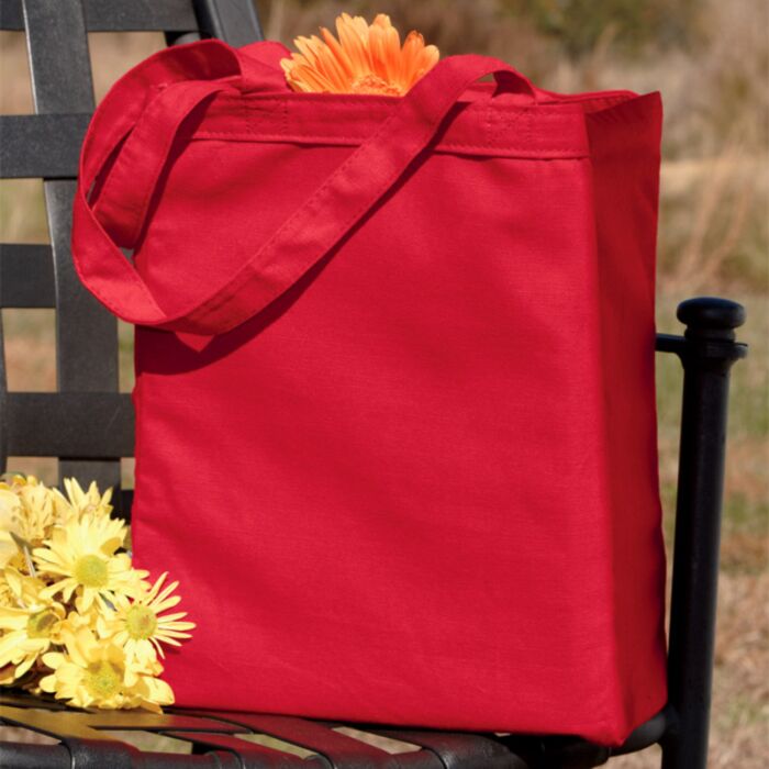 UltraClub Recycled Cotton Canvas Tote With Gusset Thumbnail