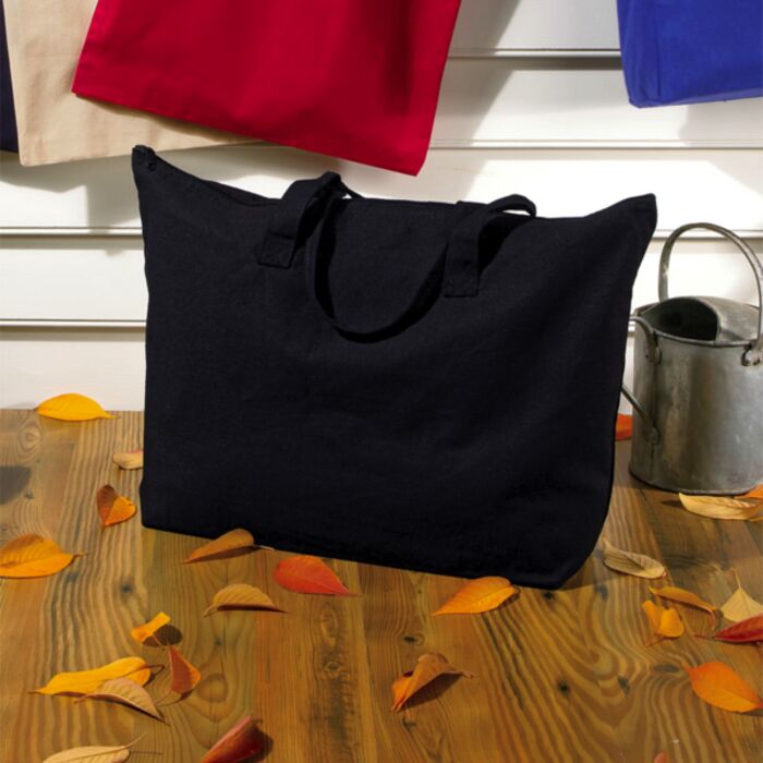 UltraClub Zippered Tote with Gusset Thumbnail
