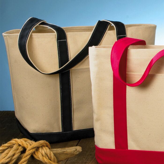 UltraClub Large Canvas Boat Tote Thumbnail