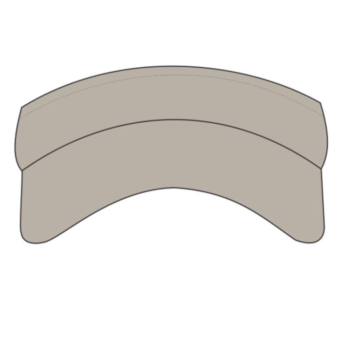 Solid Low-Profile Twill Visor Thumbnail