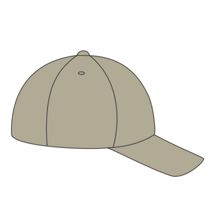 UltraClub Classic Cut Chino Cotton Twill Unconstructed 2-Tone Cap Thumbnail