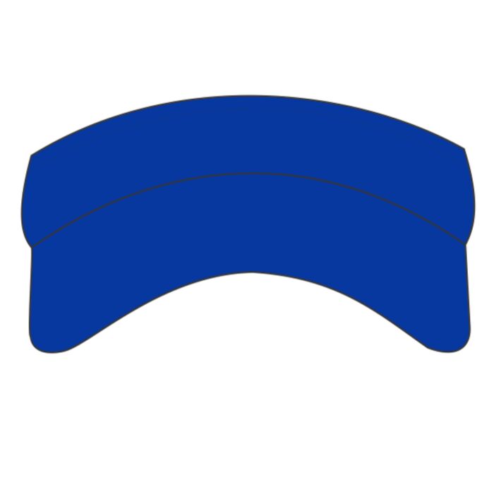 UltraClub Classic Cut Brushed Cotton Twill Sandwich Visor Thumbnail