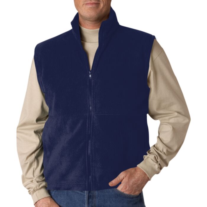 UltraClub Adult UltraClub&reg; Iceberg Fleece Full-Zip Vest Thumbnail