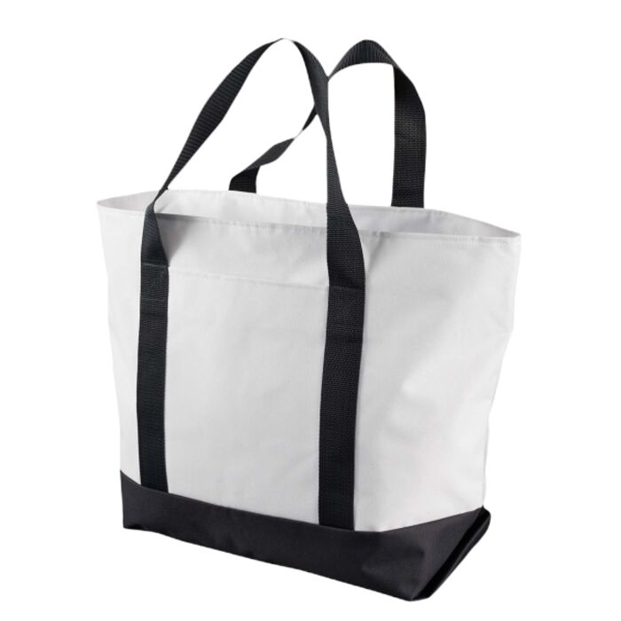 Bay View Giant Zipper Beach Tote Thumbnail