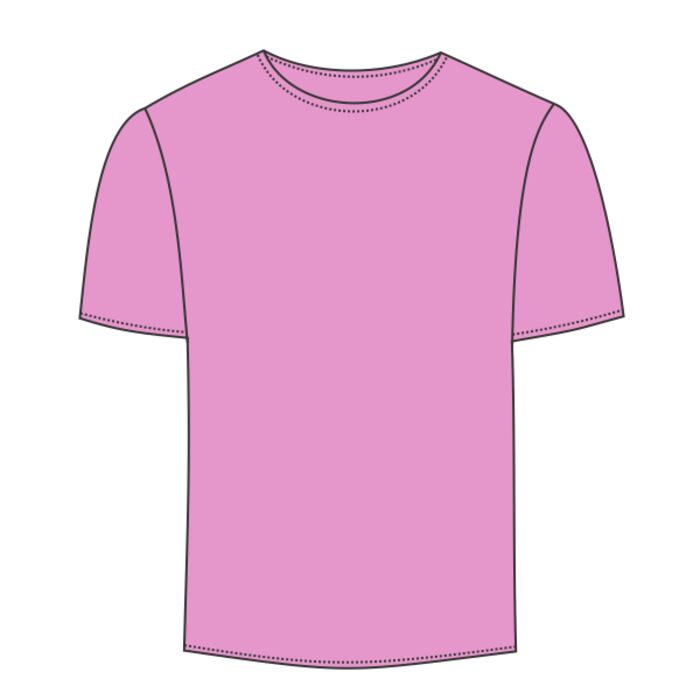 Adult Pink Ribbon Tie-Dyed Tee Thumbnail