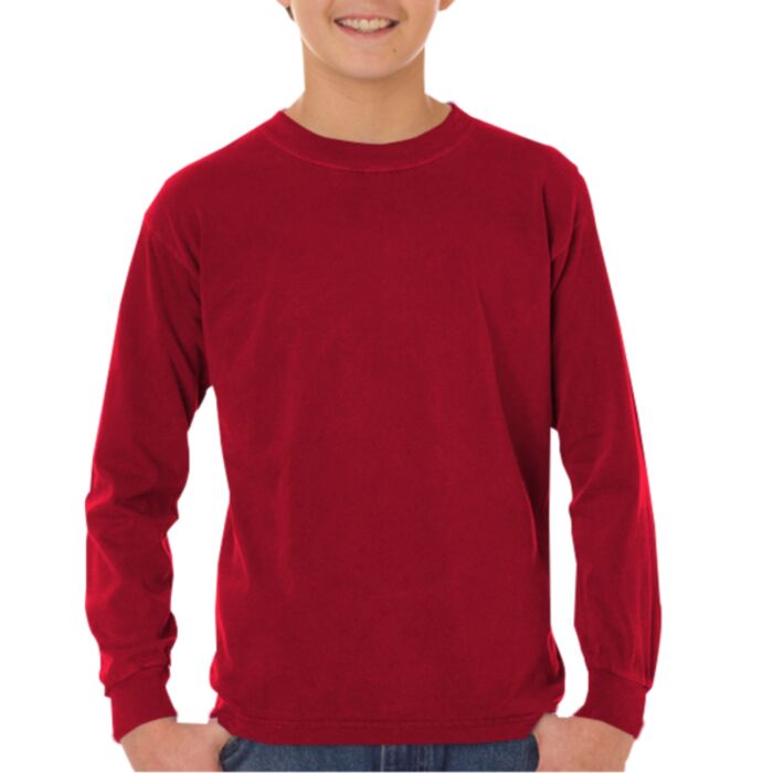 LA T Youth Fine Jersey Long Sleeve T-Shirt Thumbnail