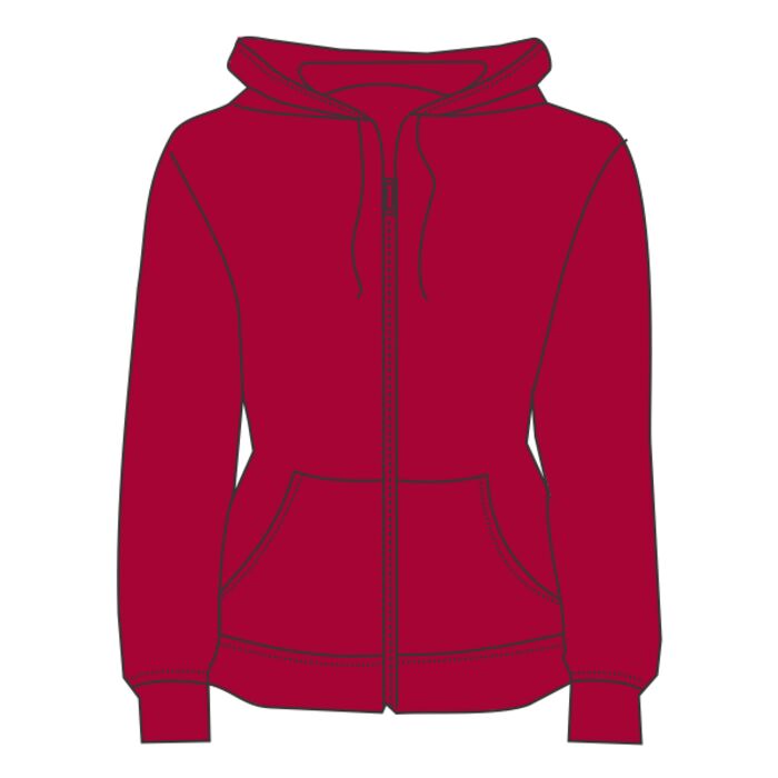 MV Sport Ladies' Angel Sanded Hooded Fleece Thumbnail