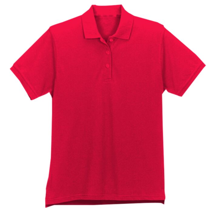 UltraClub&reg; Ladies’ Cool & Dry Elite Mini-Check Jacquard Polo Thumbnail