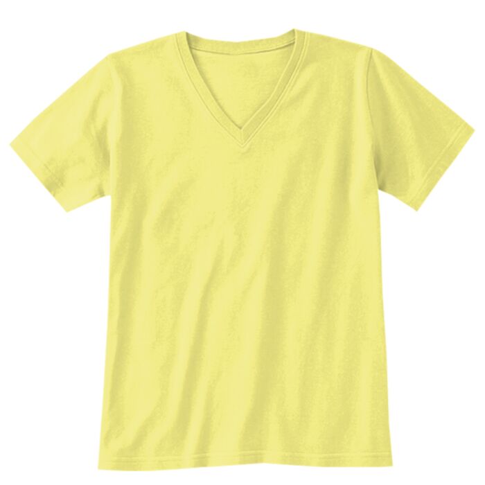 &reg; Heavy Cotton&trade; Ladies' V-Neck T-Shirt Thumbnail