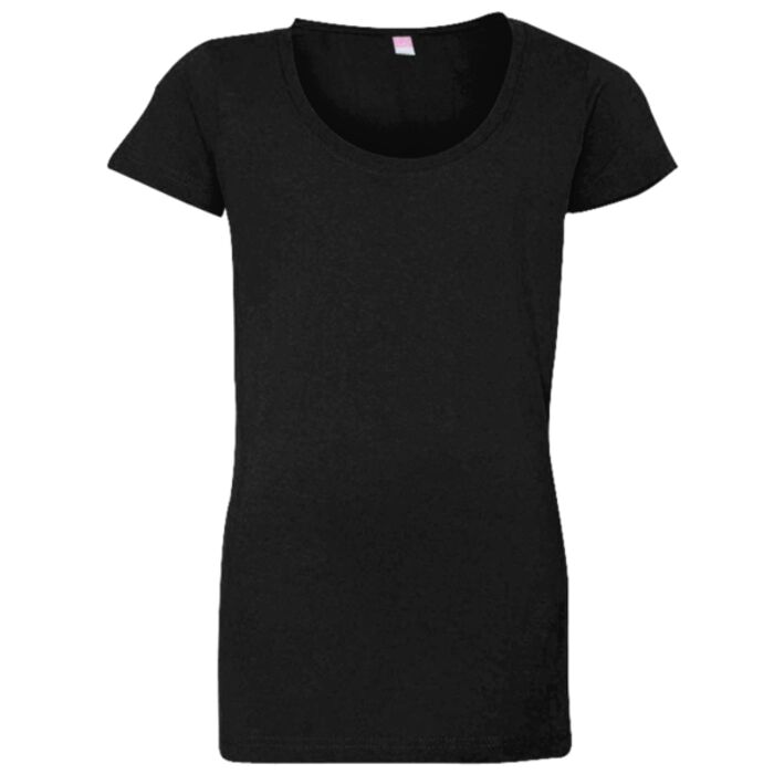 Ladies' Junior Fit Scoop Neck Fine Jersey Tee Thumbnail