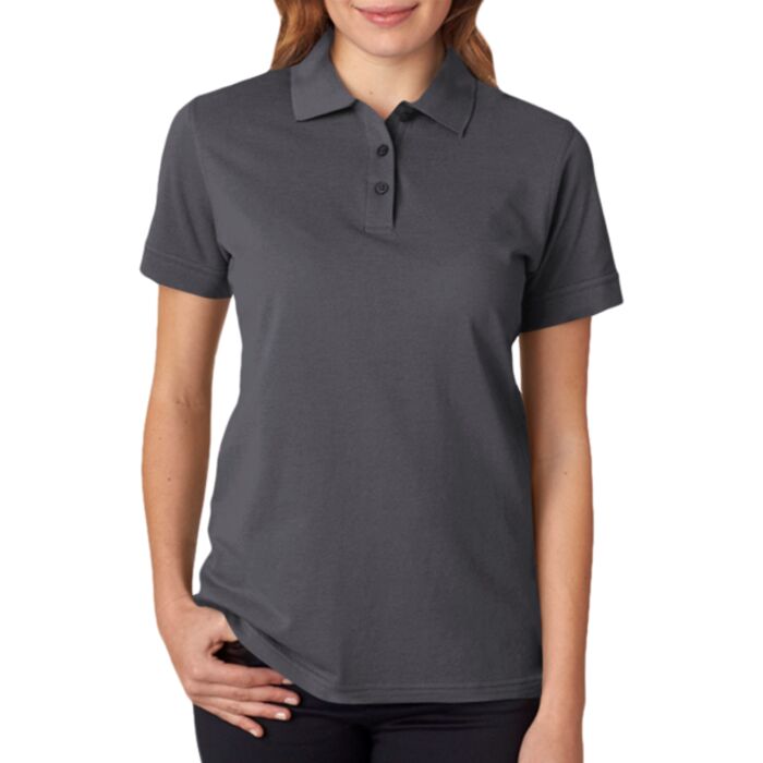 UltraClub Ladies' Basic Blended Piqué Polo Thumbnail