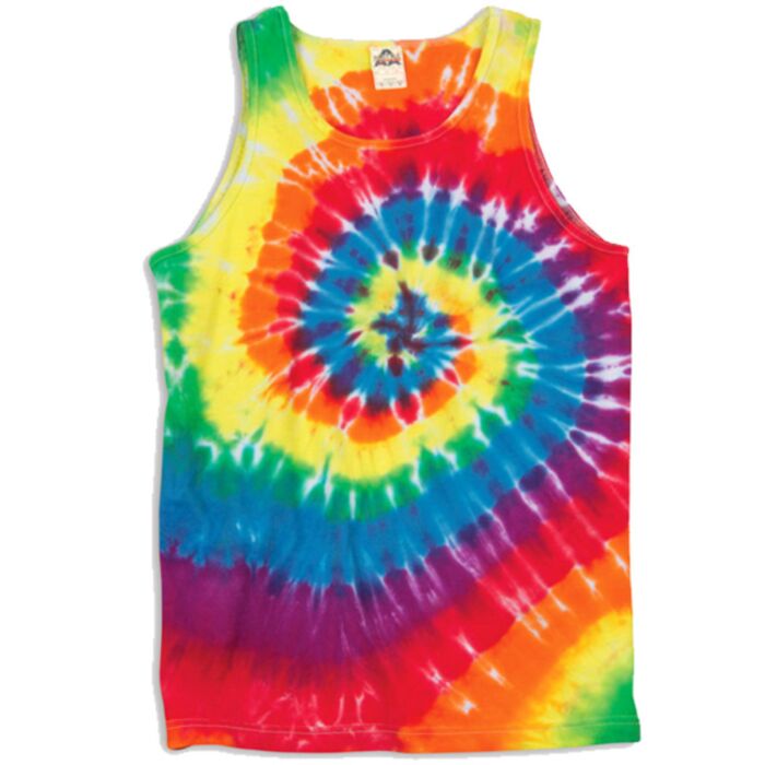 Dyenomite Adult Spiral Tank Top Thumbnail