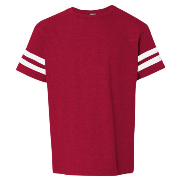 LA T Adult Fine Jersey Football Tee Thumbnail