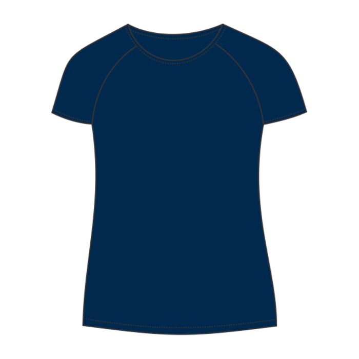 Ladies' Raglan Contrast Tee Thumbnail
