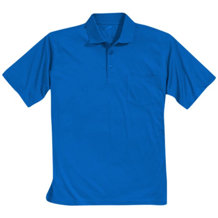 UltraClub&reg; Adult Cool & Dry Mesh Piqué Polo with Pocket Thumbnail