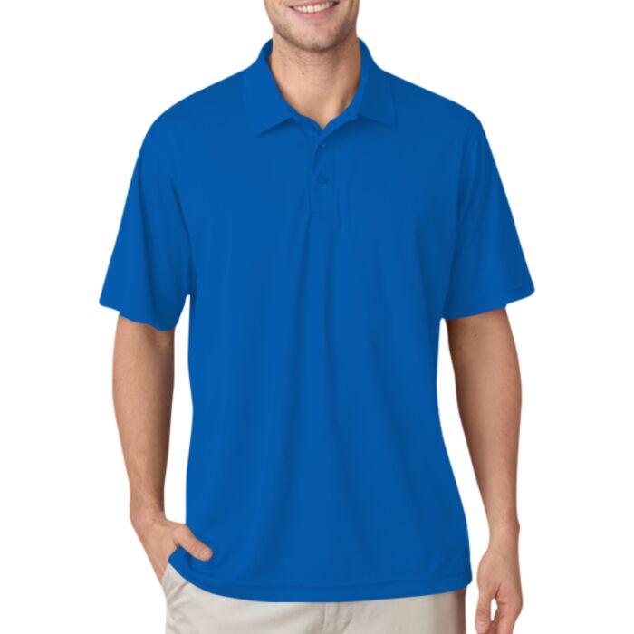 UltraClub&reg; Men's Cool & Dry Jacquard Performance Polo Thumbnail