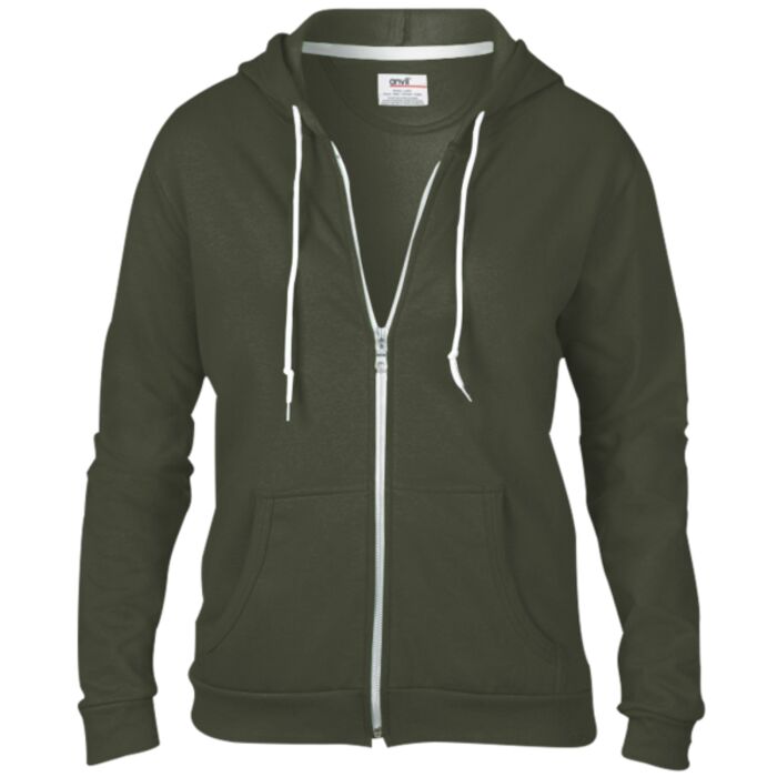 Ladies’ Full-Zip Hooded Fleece Thumbnail