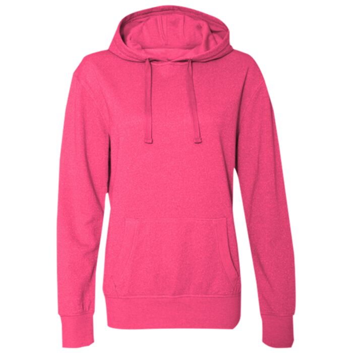 J.America Ladies' Glitter French Terry Hooded Fleece Thumbnail