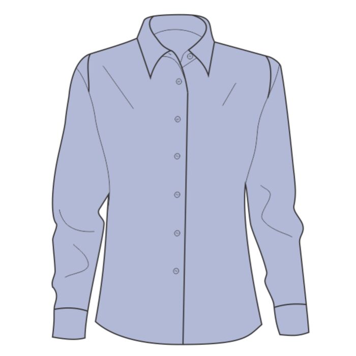 Ladies' Long-Sleeve Feather Stripe Thumbnail