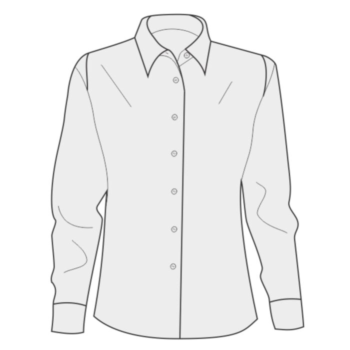 Ladies' Long-Sleeve Ring-Spun Performance Twill Thumbnail