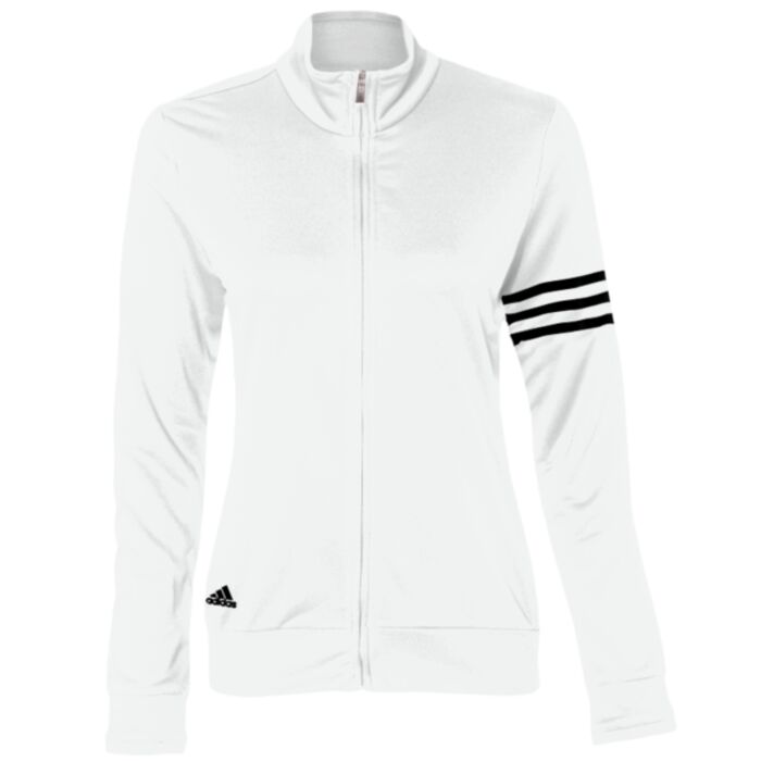 Ladies' ClimaLite&reg; 3-Stripes Full-Zip Jacket Thumbnail
