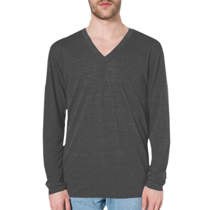 TR476 Tri-Blend L/S V-Neck T-Shirt Thumbnail