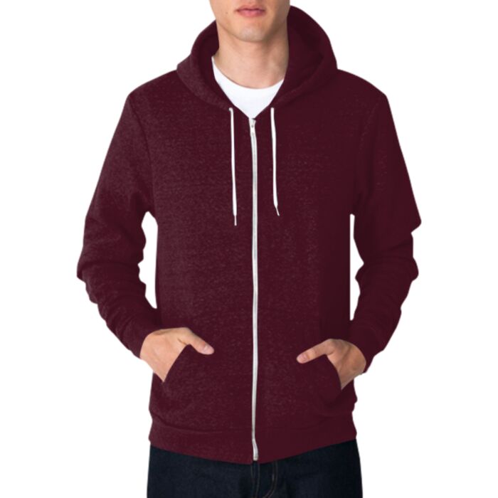 MT497 Salt and Pepper Zip Hoody Thumbnail