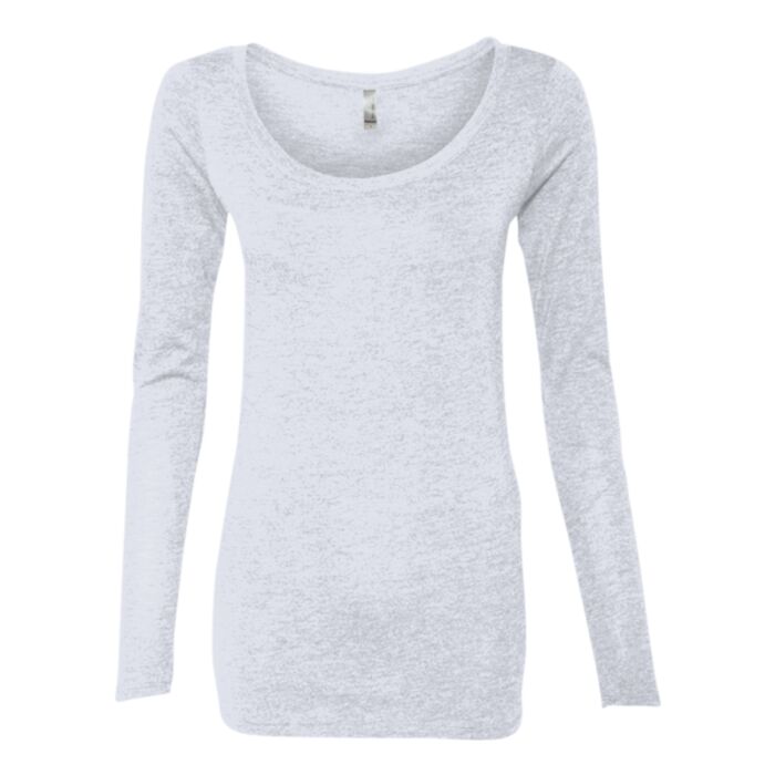 Women’s Triblend Scoop Neck Long Sleeve T-Shirt Thumbnail