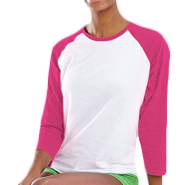 Ladies' Junior Fit Baseball Fine Jersey Tee Thumbnail