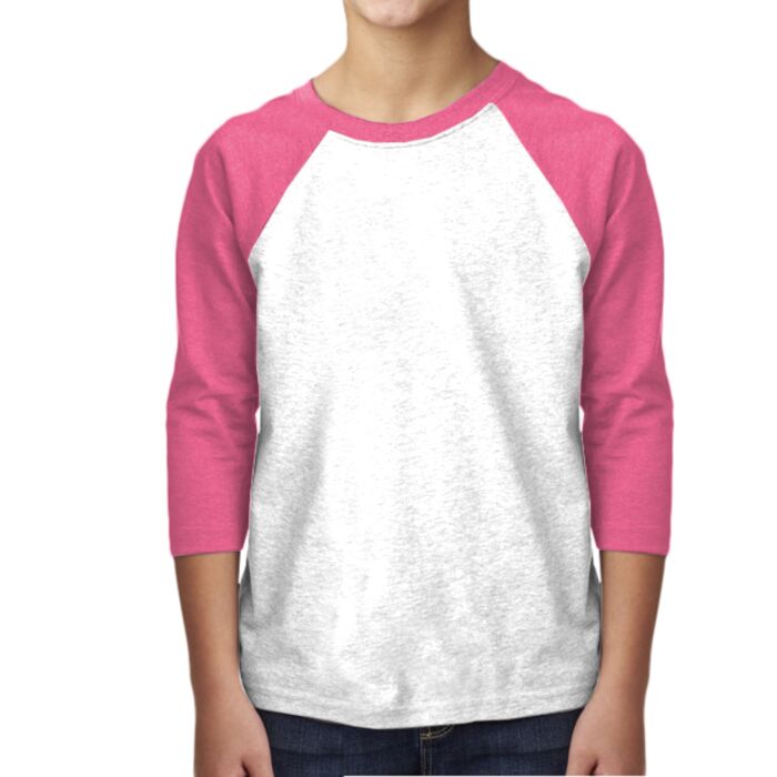 Next Level Youth CVC 3/4-Sleeve Raglan Thumbnail