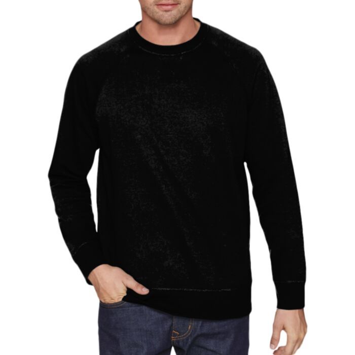 Next Level Unisex French Terry Raglan Crew Thumbnail