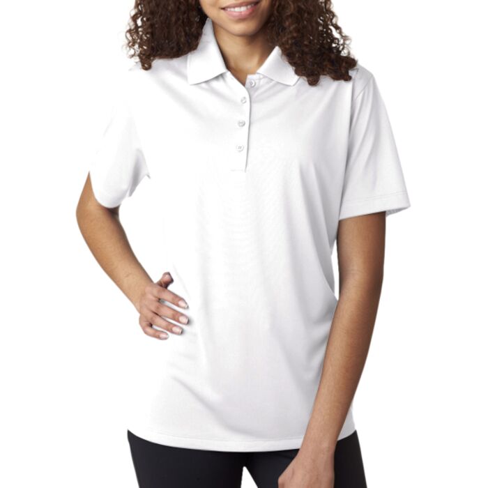 UltraClub&reg; Ladies' Cool & Dry 8 Star Elite Performance Interlock Polo Thumbnail