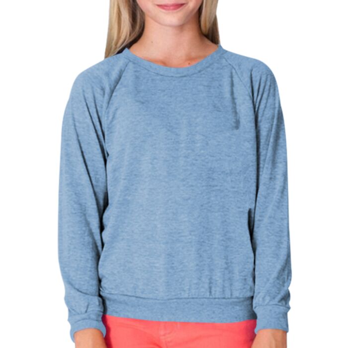 RSATR294 Youth Tri-Blend Raglan Pullover Thumbnail