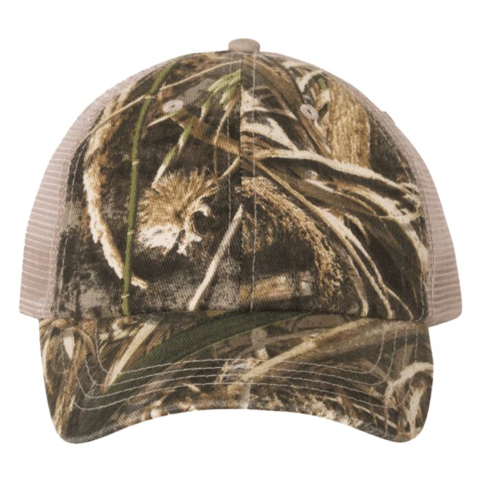 Licensed Camo Washed Mesh Cap Thumbnail