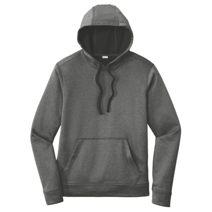PosiCharge ® Sport Wick ® Heather Fleece Hooded Pullover Thumbnail