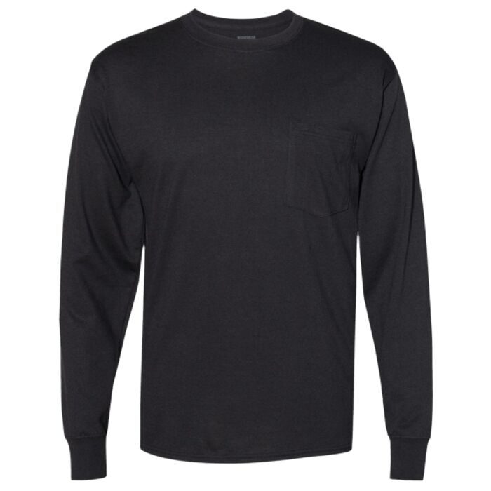 Unisex Workwear Long Sleeve Pocket T-Shirt Thumbnail