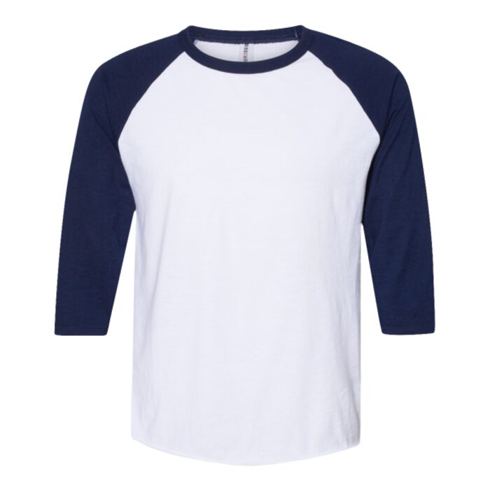 Premium Blend Ringspun Three-Quarter Sleeve Raglan Baseball T-Shirt Thumbnail