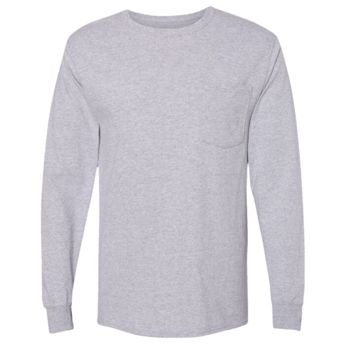 Adult Workwear Long-Sleeve Pocket T-Shirt Thumbnail