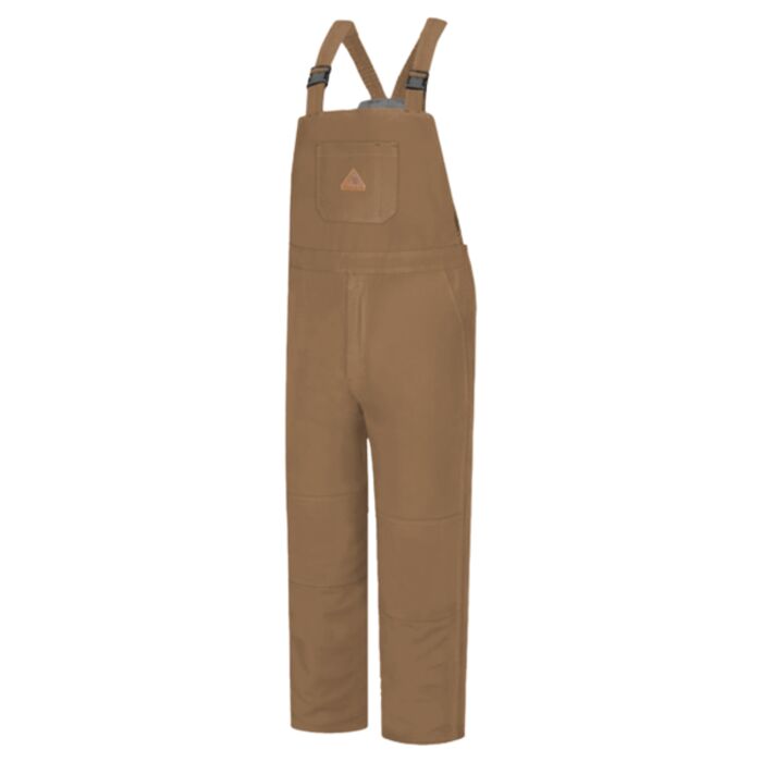Brown Duck Deluxe Insulated Bib Overall - EXCEL FR® ComforTouch Tall Sizes Thumbnail