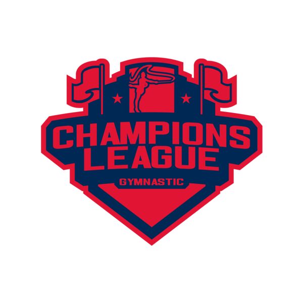 Champions League Gymnastic logo template Thumbnail