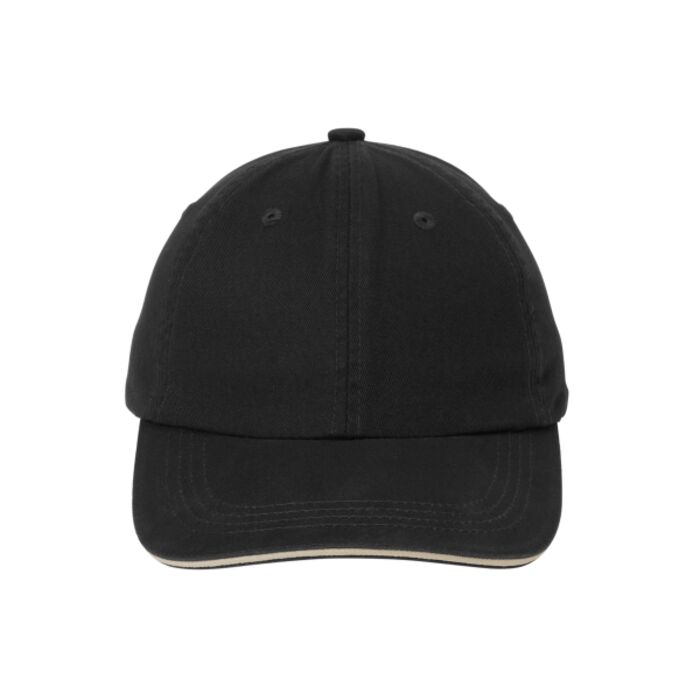 Sandwich Bill Cap with Striped Closure Thumbnail